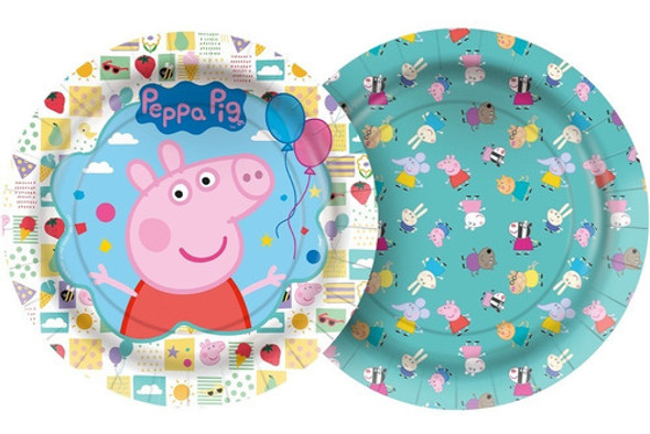 Pratos Festa Peppa Pig - Embalagem Promocional 0