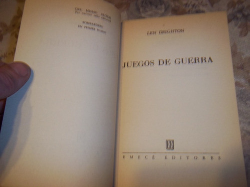 Juegos De Guerra - Len Deighton 1