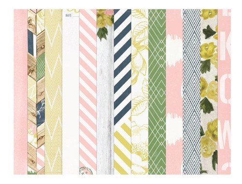 8 Papeles Para Scrapbook Doble Faz Hs - Emerson Lane 0
