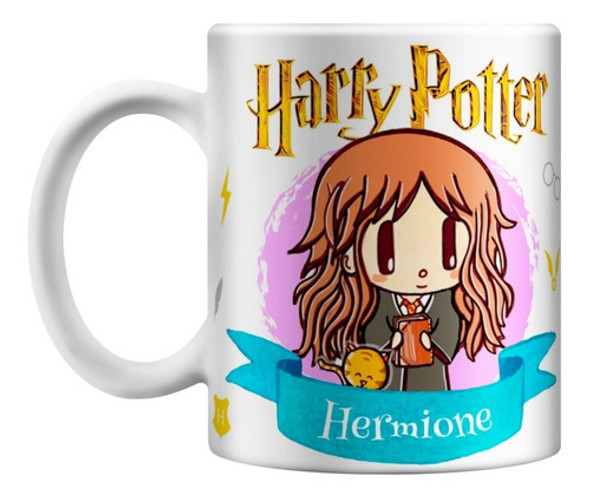 Harry Potter Taza De Cerámica Hermione Chibis 0