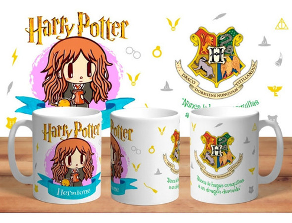 Harry Potter Taza De Cerámica Hermione Chibis 1