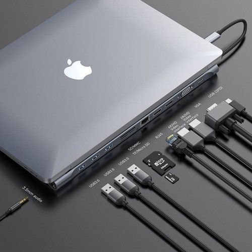 Adaptador Hub 11 En 1 - Estacion De Acople Baseus 1