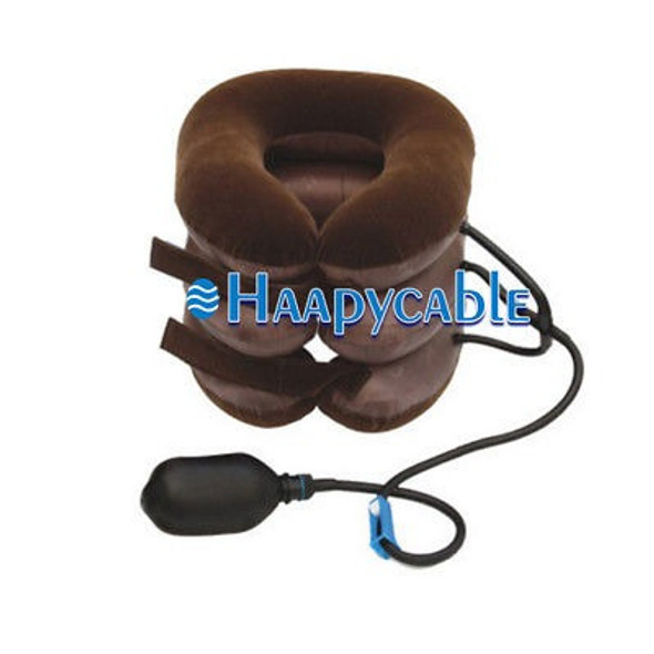 Nuevo Aire Inflable Cervical Tracción Dispositivo Hombro Cue 0