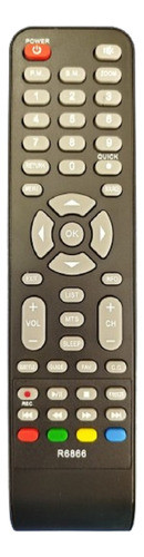 Control Remoto Led Noblex-jvc 3d 3866 Tonomac  Admiral R6851 0
