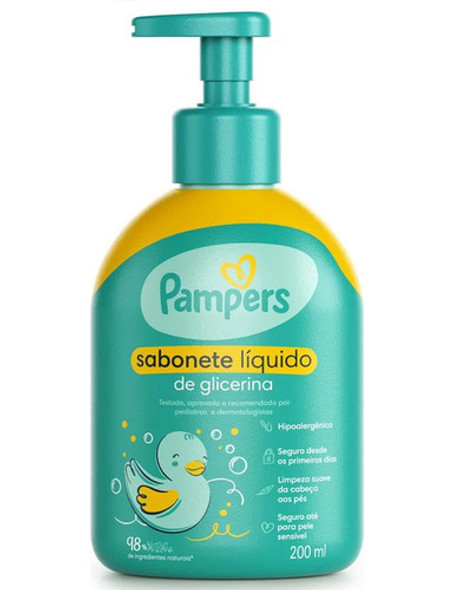 Sabonete Líquido De Glicerina Pampers 200ml 0