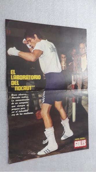 Pósters Carlos Monzón Lote De 4 Láminas Excelente Estado 1