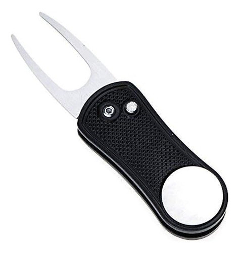 Marcador Magnetico Para Bolas De Golf Negro-1un 0