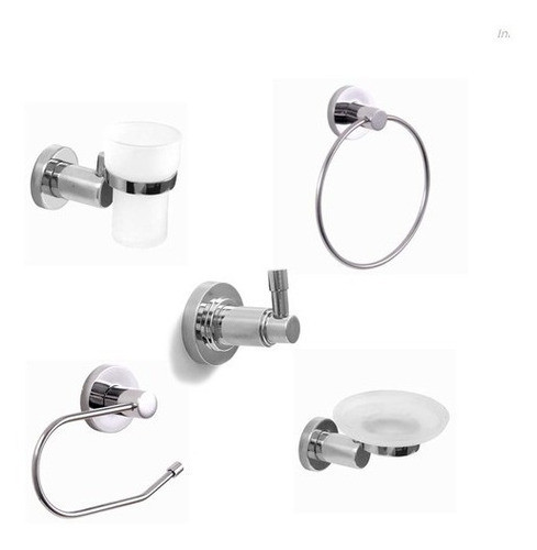 Kit De Accesorios Baño Delta Tianna 5 Piezas Cromadas 0