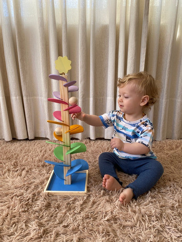 Torre De Bolitas Ecofriendly  Desde 12m Waldorf Montessori 1
