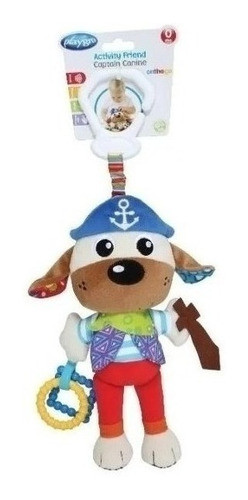 Peluche Colgante Coche Bebe Perro Playgro Activity Friend 0