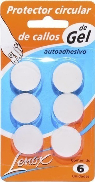Protector Callos Gel X6 Unidades Autoadhesivo Lenox  Cuot As 0
