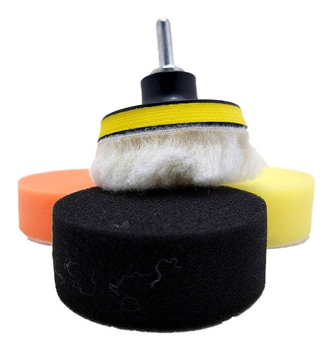 Kit Backing Plate 3 Pulgadas Acople Taladro 3 Pads Cordero 0