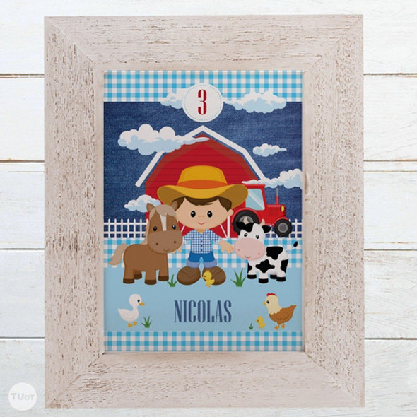 Kit Imprimible Animales De La Granja Jean Texturas 1