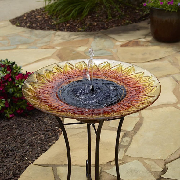 Smart Living 20222r01 Girasol Birdbath 1