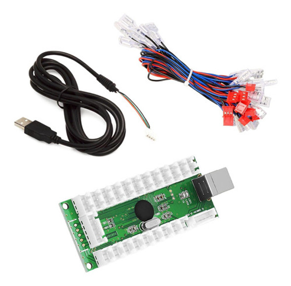 Interfaz Mame Usb Led Plaqueta Arcade Recreativas Bartop 0