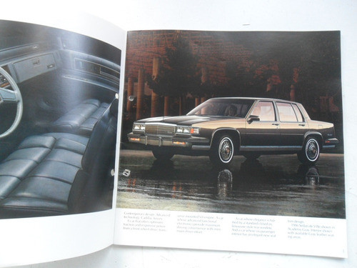 Folleto Antiguo Cadillac Eldorado Seville 1985 De Ville 1