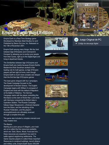 Empire Earth Gold Edition - Descarga Digital - Pc #19857 1