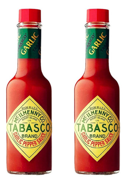 Salsa Tabasco Garlic 150 Ml. X2 0 Salsa Tabasco Garlic 150 Ml. X2 0