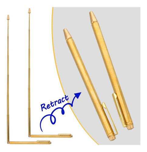 2 Varetas De Radiestesia, Varetas De Adivinhação Retráteis 1