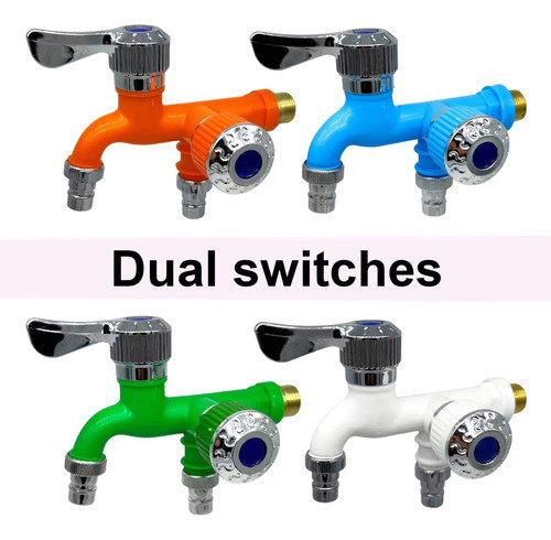 Conector De Torneira Torneiras Domésticas De Banheiro Duplo 1