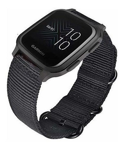 Malla Para Reloj Garmin Venu Sq/sq Music Negro 0