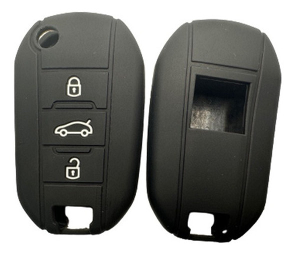 Cubre Llave De Silicona Peugeot 208 Black 0
