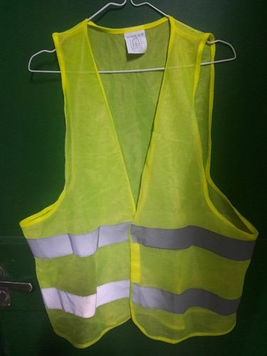Chaleco Fluor Reflez Talle Xxl Para Moto. 0