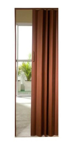 Puerta Plegadiza Pvc  70 X 200 Cm C/kit Instalacion  Cedro 0