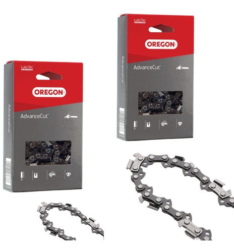 Corrente Oregon 2 Unidades Motosserra Eletrica Tekna Es 1250 0