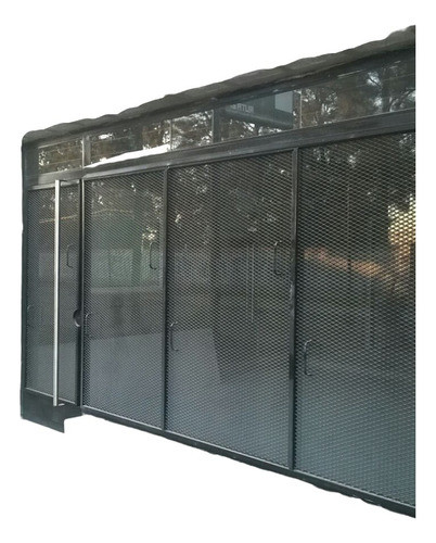 Frente Reja Para Local A Medida, Diseño Y Vidrio Opcional !! 0