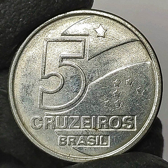 Brasil 5 Cruzeiros 1991 Antigua Moneda Colección 0