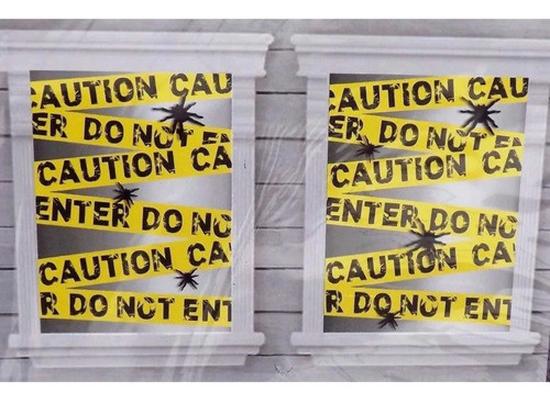 Decoración Ventana Terror Halloween 0