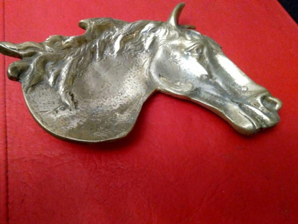 Cenicero De Bronce Macizo Caballo 1