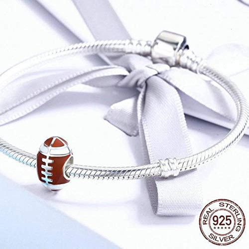 Bolenvi Fútbol Realista Rugby Sports 925 Plata Esterlina Col 1