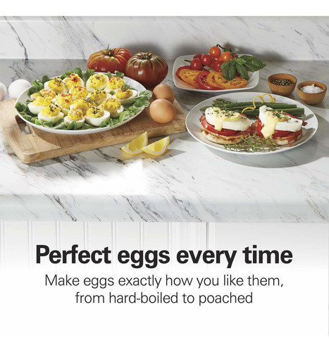Hamilton Beach Olla Eléctrica De Huevos Duros 3 En 1, Máq. 1
