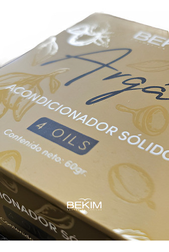 Acondicionador Sólido Bekim Argán 4 Oils 0