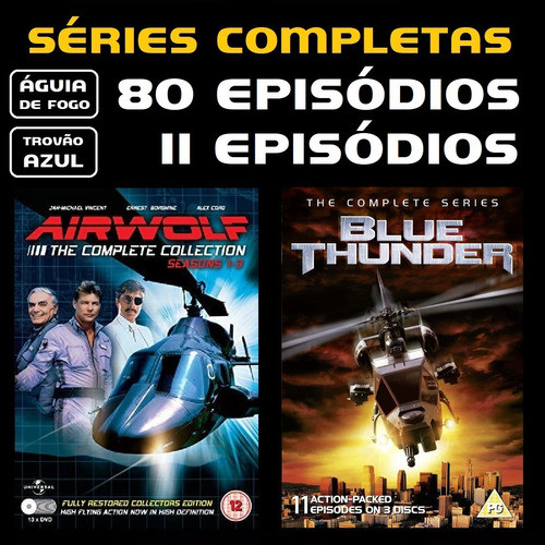 Águia De Fogo | Trovão Azul Séries Completas Dublada* 24 Dvd 0