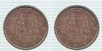 España 2 Centavos De Euro 1999 0