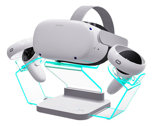 Hibloks - Soporte De Realidad Virtual Con Luz Led Para Oculu 0