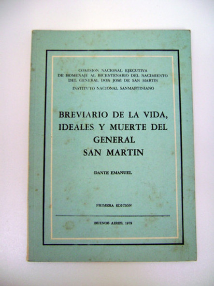 Breviario De La Vida Ideales Y Muerte De San Martin Boedo 0