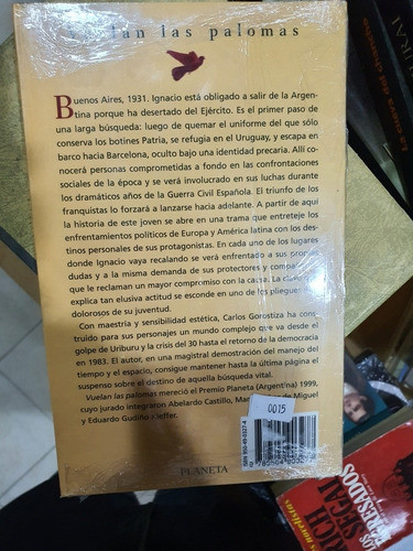 Libro:vuelan Las Palomas- Carlos Gorostiza- Novela 1