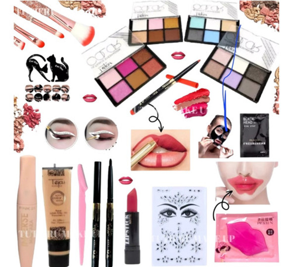 Set De Maquillaje Completo Súper Económico #13  Box 0