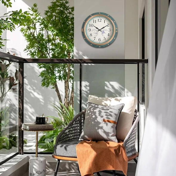 Reloj Interior / Exterior Lomanda, Reloj De Pared Impermeabl 1