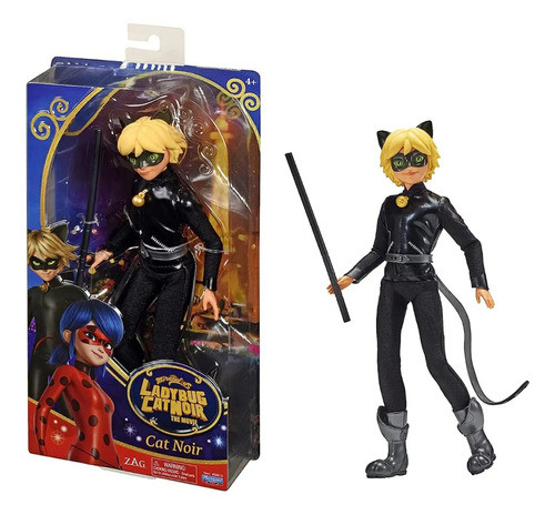 Miraculous Muñeca Movie Fashion Cat Noir Playmates 50050 0