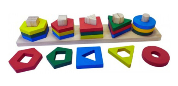 Tablero De Madera Rectangular 20 Piezas Art.ma16 1
