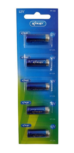 Bateria Pilha 27a 12v Cartela 5 Peças Alcalina Alarme Portão 0