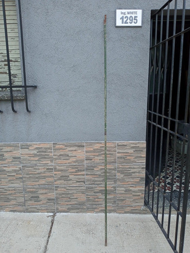 Antigua Varilla De Hierro Media Caña Para Falleba 2,12 Largo 0
