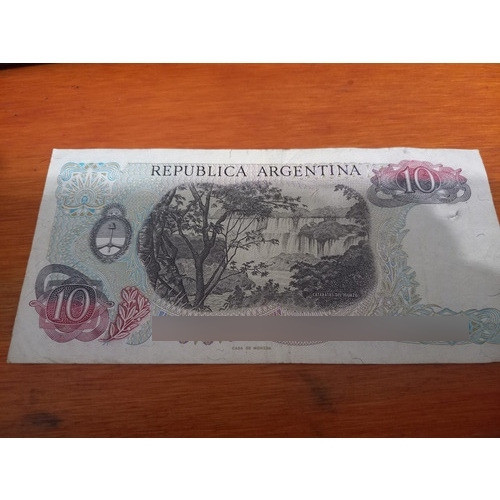 Billete $10 Pesos Argentinos - San Martin 1