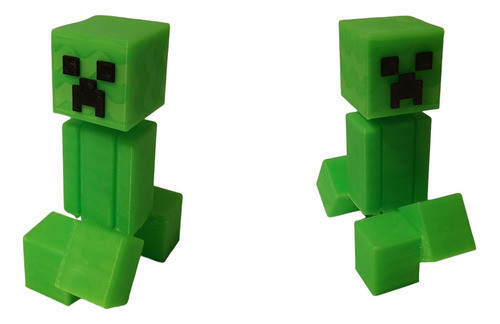 Figura De Creeper - Minecraft - Adorno Para Torta 0