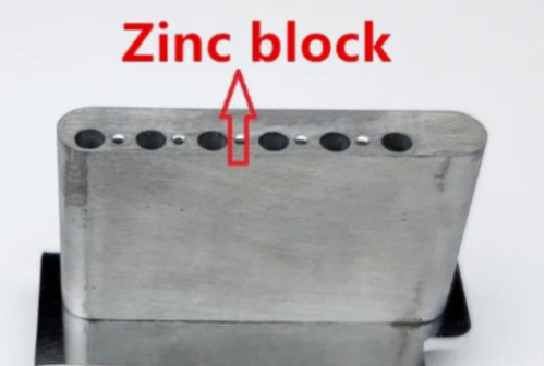 Ponte Kaynes Stratocaster Dourada Big Block 52mm Imperdível 1